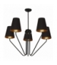 Żyrandol VICTORIA BLACK 5xE27 Eko-Light MLP4913