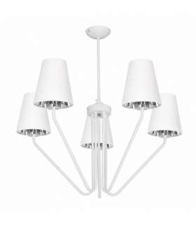Żyrandol VICTORIA WHITE 5xE27 Eko-Light MLP4918