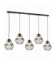 Lampa wisząca CLIFF BLACK 5xE27 Eko-Light MLP5526