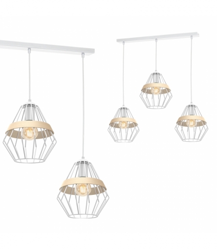 Lampa wisząca CLIFF WHITE 3xE27 Eko-Light MLP5519