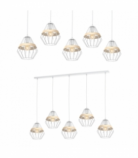Lampa wisząca CLIFF WHITE 5xE27 Eko-Light MLP5520
