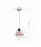 Lampa wisząca KAGO GRAY 1xE27 Eko-Light MLP4932