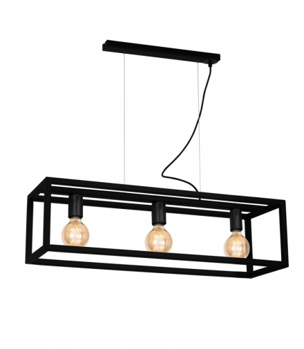 Lampa wisząca CAGE BLACK 3xE27 Eko-Light MLP5558