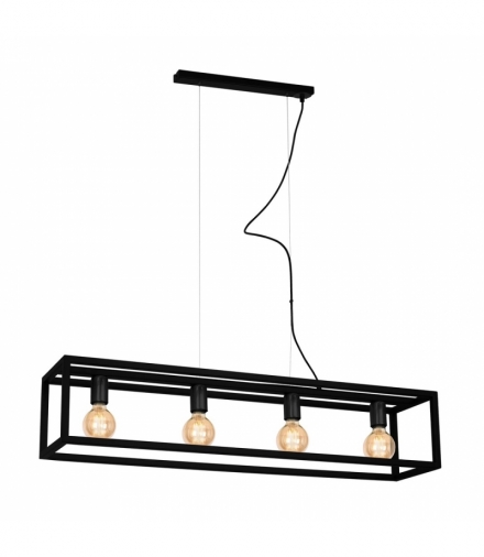 Lampa wisząca CAGE BLACK 4xE27 Eko-Light MLP5559