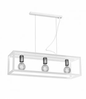 Lampa wisząca CAGE WHITE 3xE27 Eko-Light MLP5562