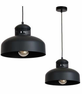 Lampa wisząca REYKJAVIK BLACK 1xE27 Eko-Light MLP5721