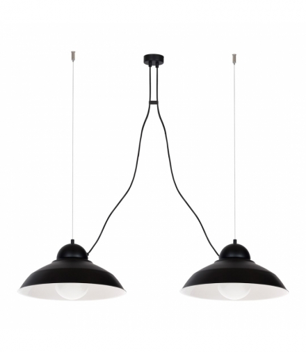 Lampa wisząca GUSTAV BLACK 2xE27 Eko-Light MLP4814