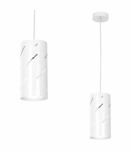 Lampa wisząca JIM WHITE 1XE27 Eko-Light MLP4898