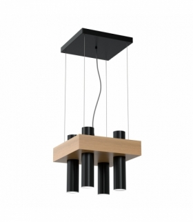 Lampa wiszaca WEST BLACK 4xGU10 Eko-Light MLP5512