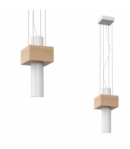 Lampa wiszaca WEST WHITE 1xGU10 Eko-Light MLP5500