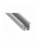 PROFIL ALUMINIOWY SREBRNY TYP K 2m + KLOSZ MLECZNY, SPRĘŻYNA MONTAŻOWA Eko-Light EKPR7559