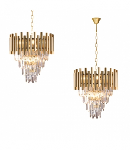 Żyrandol MADISON GOLD 9xE14 Eko-Light ML5992