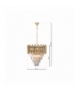 Żyrandol MADISON GOLD 9xE14 Eko-Light ML5992