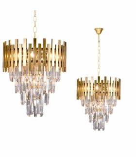 Żyrandol ASPEN II GOLD 9xE14 Eko-Light ML6000