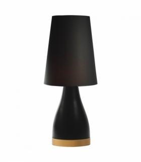 Lampa ceramiczna BELLA mała czarno-złota Eko-Light MLP6077