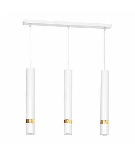 Lampa wisząca JOKER WHITE/GOLD 3xGU10 Eko-Light MLP6082