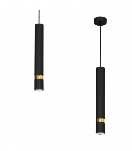 Lampa wisząca JOKER BLACK/GOLD 1xGU10 Eko-Light MLP6079