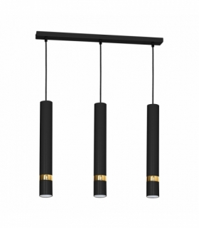 Lampa wisząca JOKER BLACK/GOLD 3xGU10 Eko-Light MLP6080