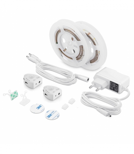 Pasek LED podwójny z czujnikiem ruchu do podświetlenia łóżka 2x120cm Eko-Light EKB7535