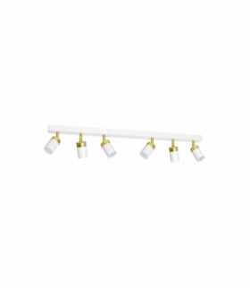 Lampa sufitowa JOKER WHITE/GOLD 6xGU10 Eko-Light MLP6131