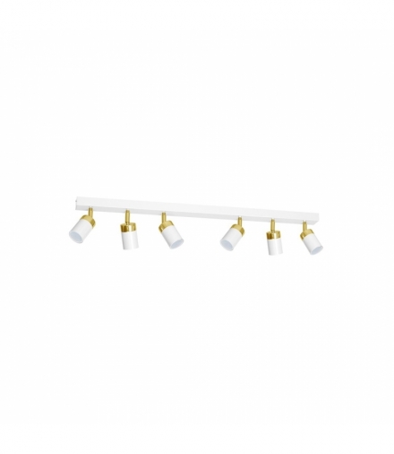 Lampa sufitowa JOKER WHITE/GOLD 6xGU10 Eko-Light MLP6131