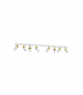 Lampa sufitowa JOKER WHITE/GOLD 8xGU10 Eko-Light MLP6132