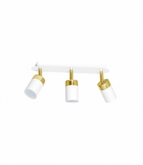 Lampa sufitowa JOKER WHITE/GOLD 3xGU10 Eko-Light MLP6130