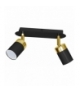 Lampa sufitowa JOKER BLACK/GOLD 2xGU10 Eko-Light MLP6124