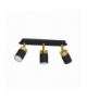 Lampa sufitowa JOKER BLACK/GOLD 3xGU10 Eko-Light MLP6125