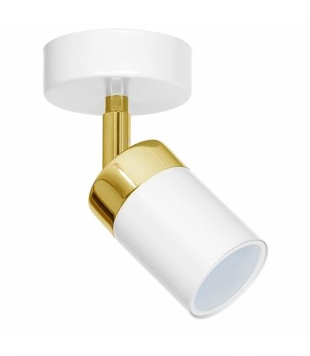 Kinkiet JOKER WHITE/GOLD 1xGU10 Eko-Light MLP6128