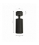 Spot MICA BLACK 1xGU10 Eko-Light ML6088