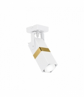 Kinkiet VIDAR WHITE/GOLD1xGU10 Eko-Light MLP6273