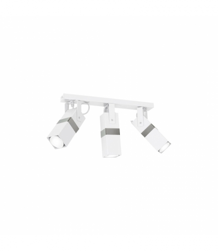Lampa sufitowa VIDAR WHITE/CHROME 3xGU10 Eko-Light MLP6282