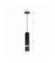 Lampa wisząca VIDAR BLACK/CHROME 1xGU10 Eko-Light MLP6287