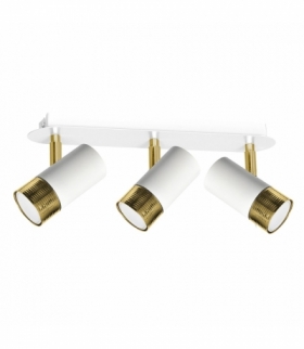 Lampa sufitowa DANI WHITE/GOLD 3xGU10 Eko-Light MLP6234