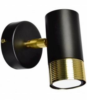 Kinkiet DANI BLACK/GOLD 1xGU10 Eko-Light MLP6237
