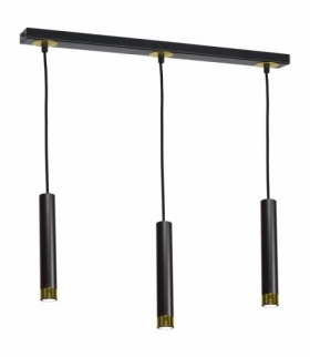 Lampa wisząca DANI BLACK/GOLD 3xGU10 Eko-Light MLP6240