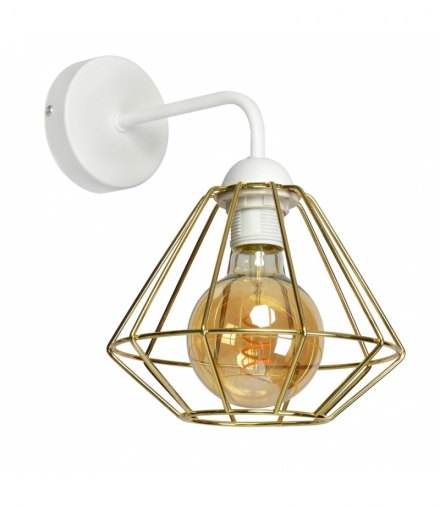 Kinkiet LUPO WHITE/GOLD 1xE27 Eko-Light MLP6265