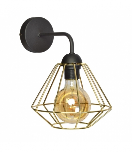 Kinkiet LUPO BLACK/GOLD 1xE27 Eko-Light MLP6269