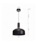Lampa wisząca MALMO BLACK/CHROME 1xE27 Eko-Light MLP6203