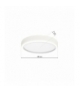 Plafon GEA WHITE 36W LED Ø390 mm Eko-Light ML6393