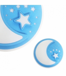 Plafon LAMPKA DZIECIĘCA NOTE BLUE 40W LED Ø480 mm Eko-Light ML6183