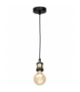 Lampa wisząca EDISON CZARNY/MOSIĄDZ 1xE27 Eko-Light MLP6516