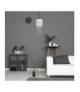 Lampa wisząca ALMERIA SILVER/BLACK 1xE27 Eko-Light MLP6434