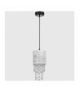 Lampa wisząca ALMERIA SILVER/BLACK 1xE27 Eko-Light MLP6434