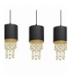 Lampa wisząca ALMERIA BLACK/GOLD 3xE27 Eko-Light MLP64400