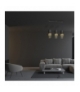 Lampa wisząca ALMERIA BLACK/GOLD 3xE27 Eko-Light MLP64400