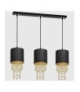 Lampa wisząca ALMERIA BLACK/GOLD 3xE27 Eko-Light MLP64400