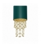 Lampa wisząca ALMERIA GREEN/GOLD 1xE27 Eko-Light MLP6449
