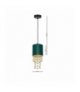 Lampa wisząca ALMERIA GREEN/GOLD 1xE27 Eko-Light MLP6449